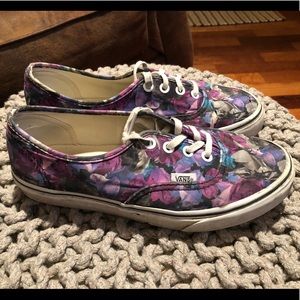Purple Flower Vans